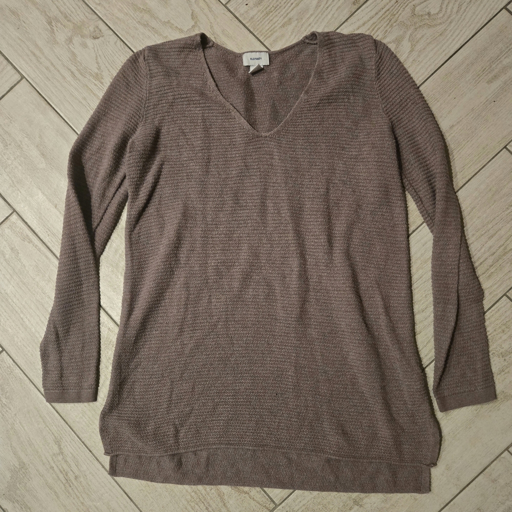 Women's V-Neck Sweater - Brown